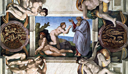 Michelangelo - The creation of Eve