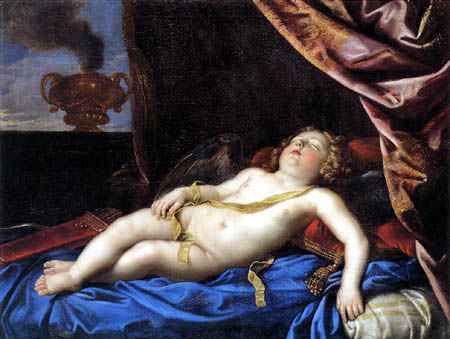 Pierre Mignard - Comte de Thoulouze as Sleeping Cupid