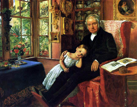 Sir John Everett Millais - James Wyatt mit seine Nichte