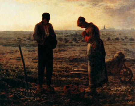 Jean-François Millet - The evening prayer