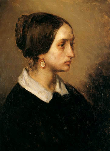Jean-François Millet - Portrait of a woman