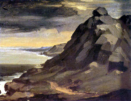 Jean-François Millet - Les falaises de la Haye