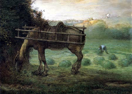 Jean-François Millet - Le cheval du paysan