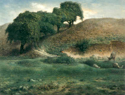 Jean-François Millet - Weg durch die Kastanienbäume