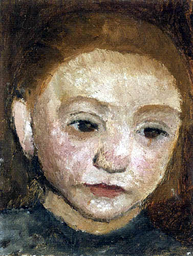 Paula Modersohn-Becker - Retrato de una niña