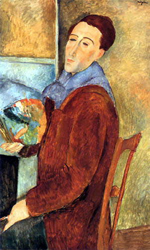 Amedeo Modigliani - Autoportrait