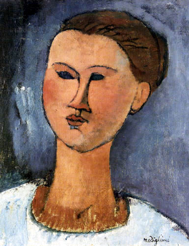 Amedeo Modigliani - Retrato de una mujer