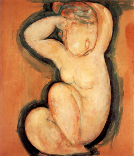 Amedeo Modigliani - Karyatide