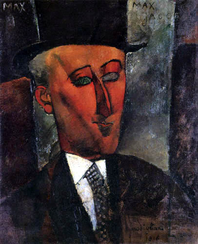 Amedeo Modigliani - Portrait of Max Jacob