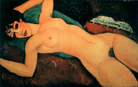 Amedeo Modigliani - A Reclining Nude