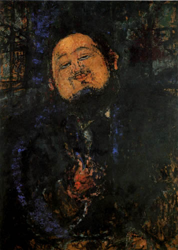 Amedeo Modigliani - Portrait d'peintre Diego Rivera