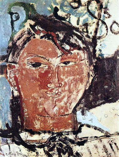 Amedeo Modigliani - Retrato de Pablo Picasso