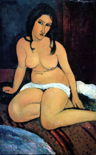 Amedeo Modigliani - Sitzender Akt