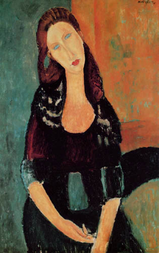Amedeo Modigliani - Portrait of Jeanne Hébuterne