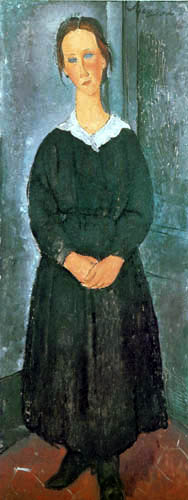 Amedeo Modigliani - Junges Dienstmädchen