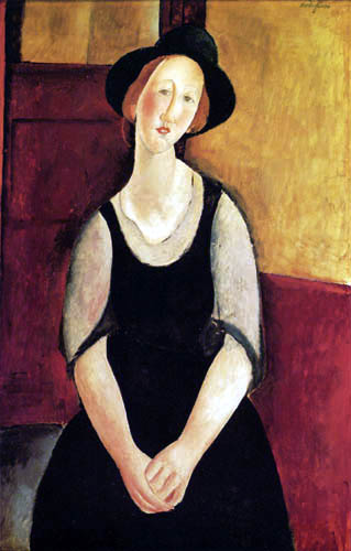 Amedeo Modigliani - Portait d' Thora Klinckowström