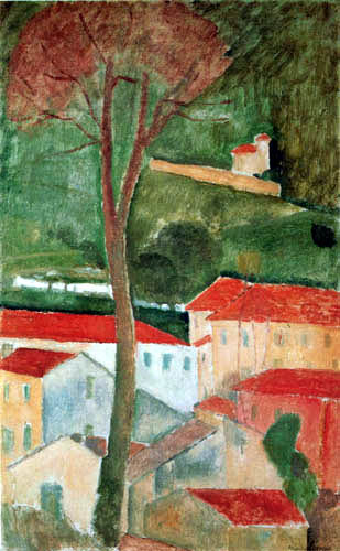Amedeo Modigliani - Paysage