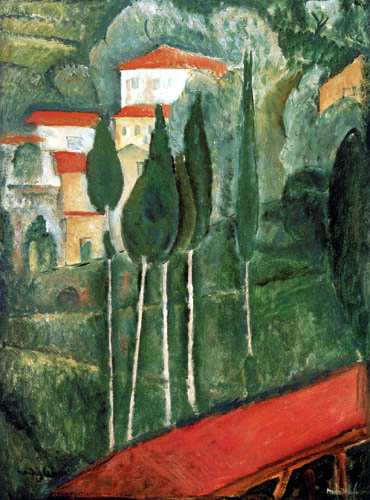 Amedeo Modigliani - Paysage avec le pont