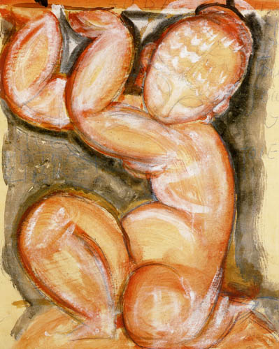 Amedeo Modigliani - Rosa Karyatide
