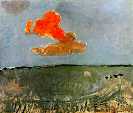 Piet (Pieter Cornelis) Mondrian (Mondriaan) - Le nuage rouge