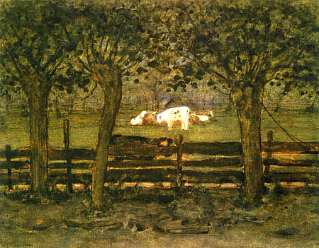 Piet (Pieter Cornelis) Mondrian (Mondriaan) - The white cow