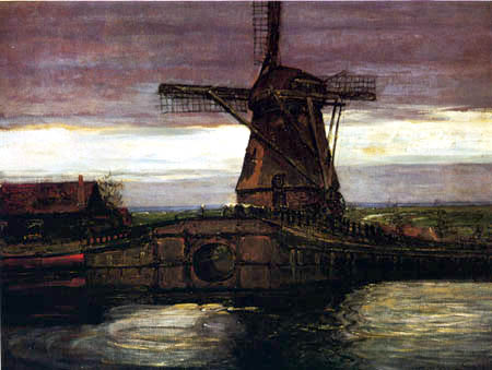 Piet (Pieter Cornelis) Mondrian (Mondriaan) - Moulin à vent