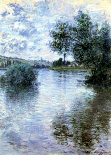 Claude Oscar Monet - The Seine near Vétheuil