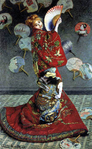 Claude Oscar Monet - Camille with a japanese suit