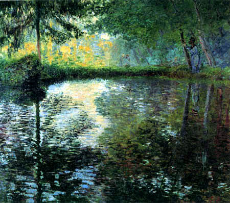 Claude Oscar Monet - The pond, Montgeron