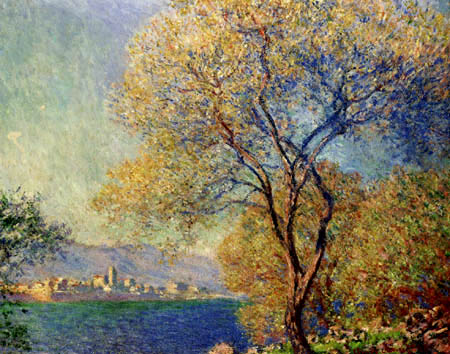 Claude Oscar Monet - View of Antibes from Salis