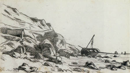 Claude Oscar Monet - Coastal landscape, Normandy
