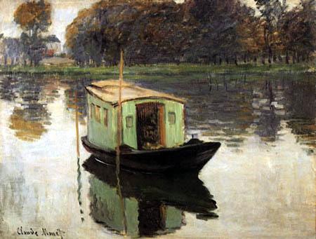 Claude Oscar Monet - The studio boat
