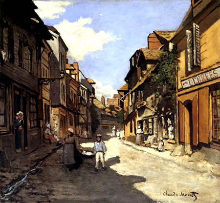 Claude Oscar Monet - Rue de la Bavolle, Honfleur