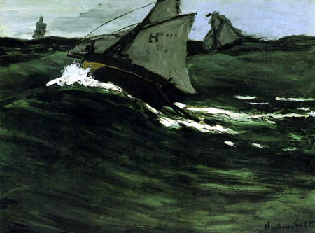 Claude Oscar Monet - The green wave