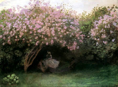 Claude Oscar Monet - Unter dem Flieder