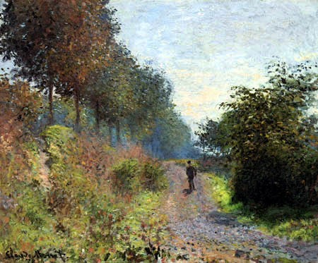 Claude Oscar Monet - The way under trees