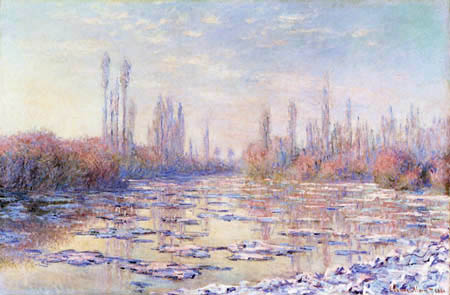 Claude Oscar Monet - Treibende Eisschollen
