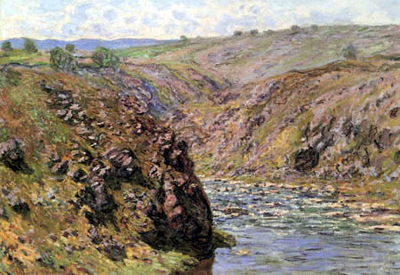 Claude Oscar Monet - El barranco del Creuse en la luz del sol