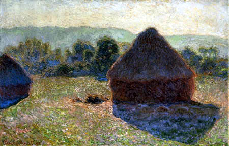 Claude Oscar Monet - Haystack at Sunset