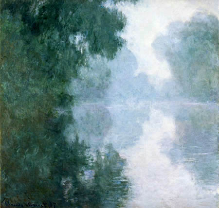 Claude Oscar Monet - The Seine near Giverny in the morning
