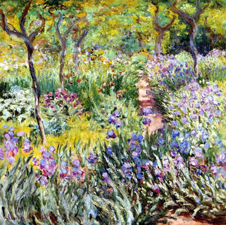 Claude Oscar Monet - The garden of the artist in Giverny