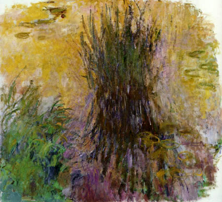 Claude Oscar Monet - Water lilies with seaweed