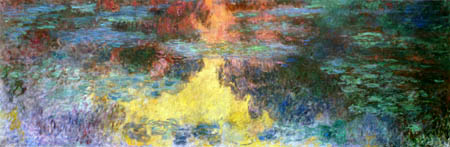 Claude Oscar Monet - Seerosen im Abendlicht