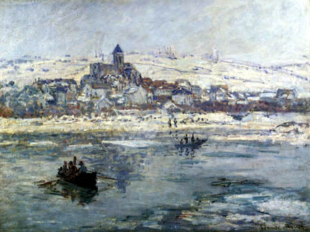 Claude Oscar Monet - Vétheuil en el invierno