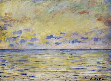Claude Oscar Monet - The sea near Etretat