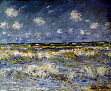 Claude Oscar Monet - Mer agitée