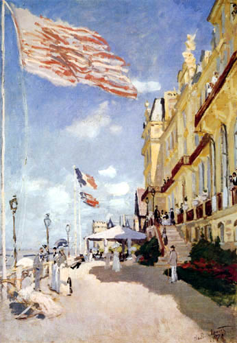 Claude Oscar Monet - Das Hotel in Trouville