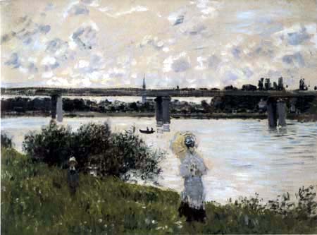 Claude Oscar Monet - An der Bruecke von Argenteuil