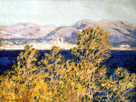 Claude Oscar Monet - Antibes, Blick auf das Kap