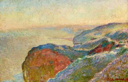 Claude Oscar Monet - Klippen bei Dieppe